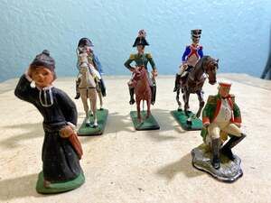 Vintage Del Prado Painted Lead Napoleonic War Toy Soldier Collection - Lot of 5